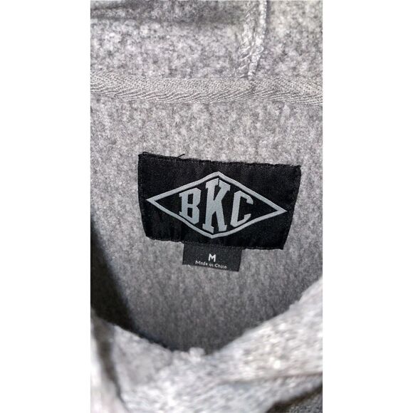 BKC Pullover Hoodie, Men’s Size Medium Gray And Black New With Tags - Picture 3 of 5
